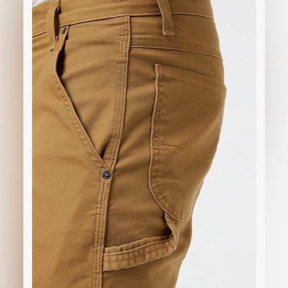 Dickies Men's Tough Max Duck Carpenter Pant 38x34 Stonewashed Brown - Picture 5 of 13